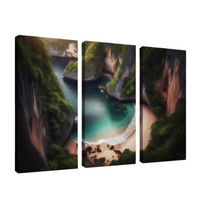 Hidden Cove Beach Premium Artwork Frames