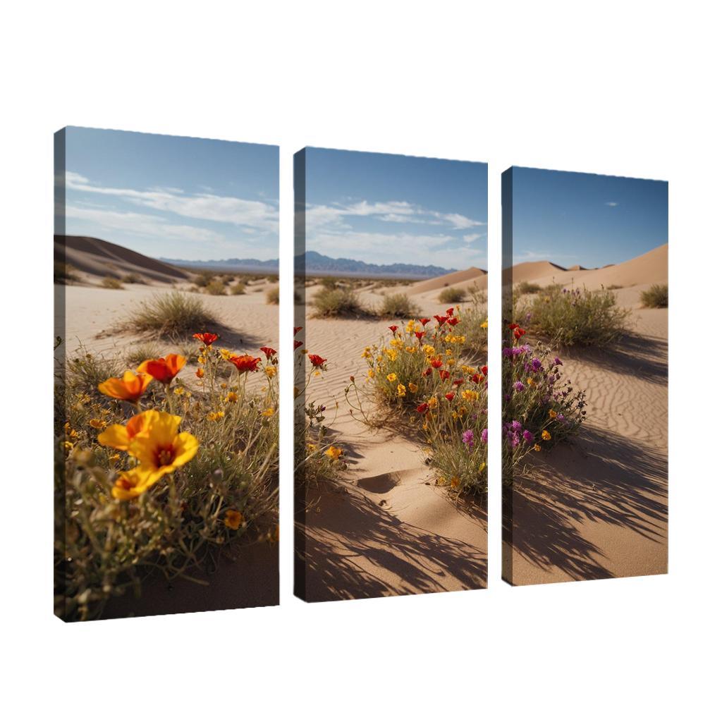 The Peaceful Beauty Of Desert Blooms Oil Paintings Frame