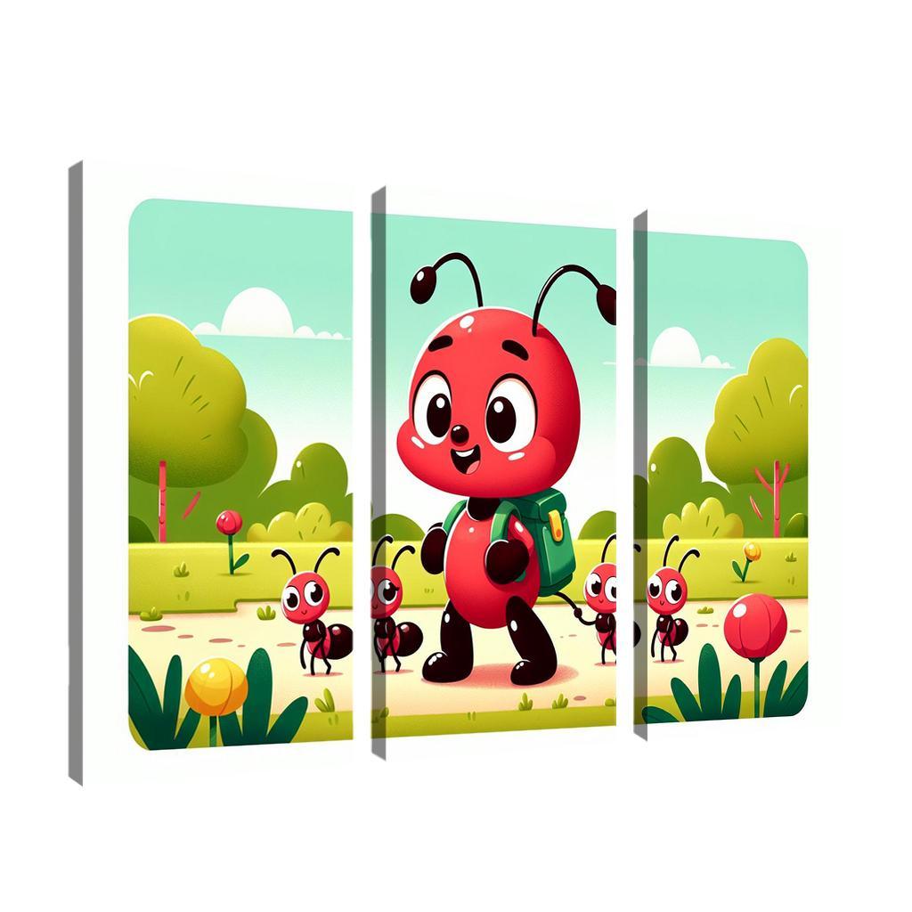 Adventurous Ant - Team Spirit Framed Paintings