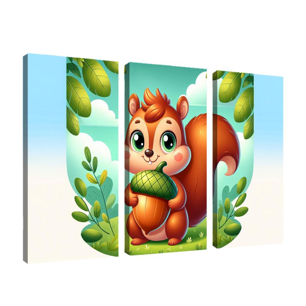 Sneaky Squirrel Modern Paintings Frame