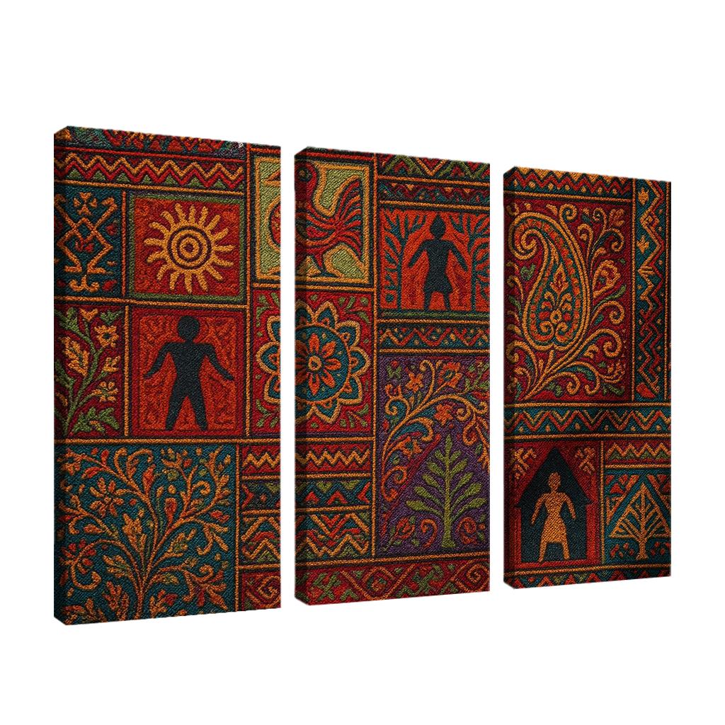 Threads Of Heritage Celebrating Cultural Preservation Through Art Premium Artwork Frames