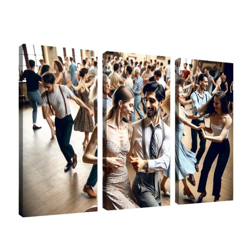 Balboa The Dance Of Swing And Joy Modern Paintings Frame