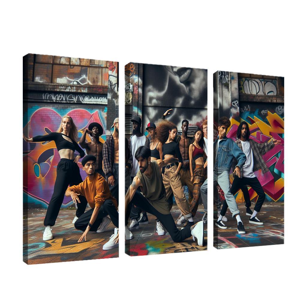 Hip Hop The Voice Of The Streets Modern Paintings Frame