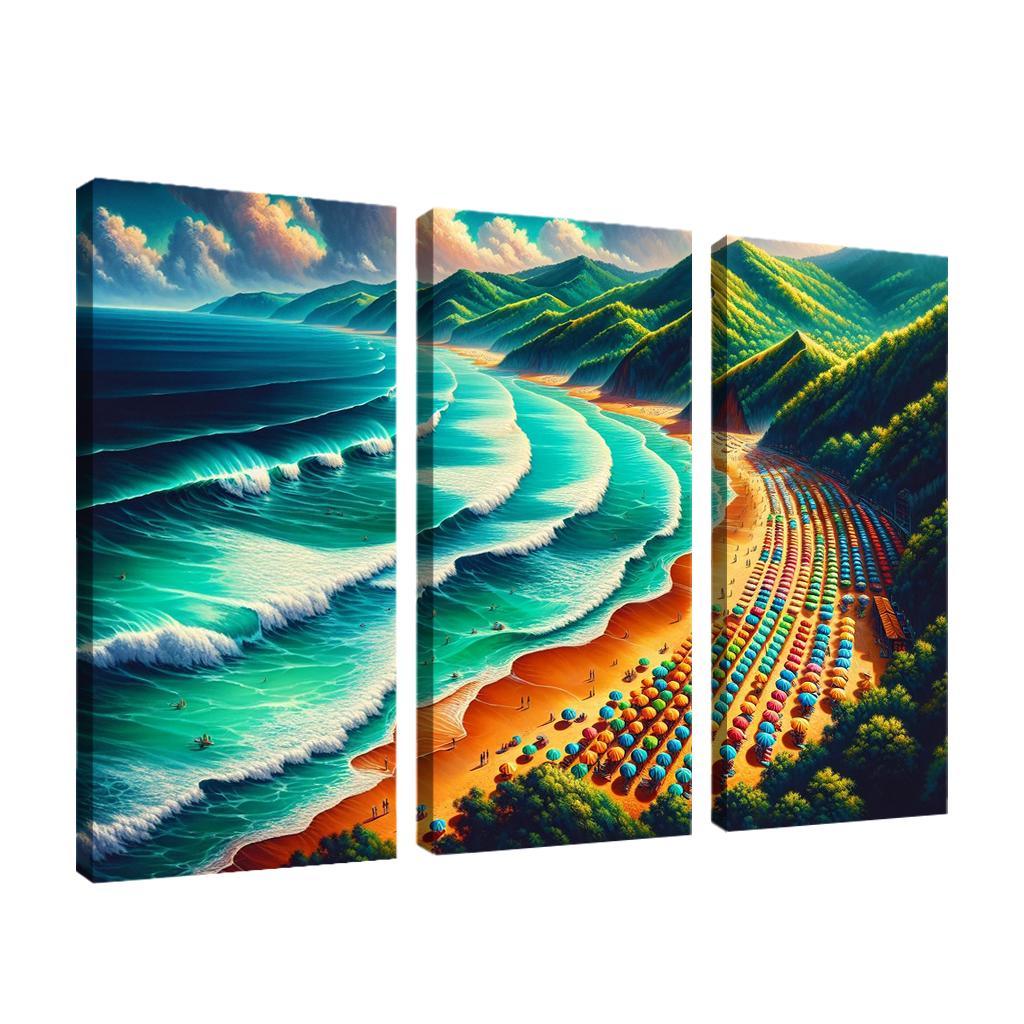 Emerald Isle Adventures Modern Paintings Frame