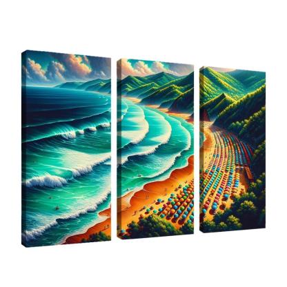 Emerald Isle Adventures Modern Paintings Frame