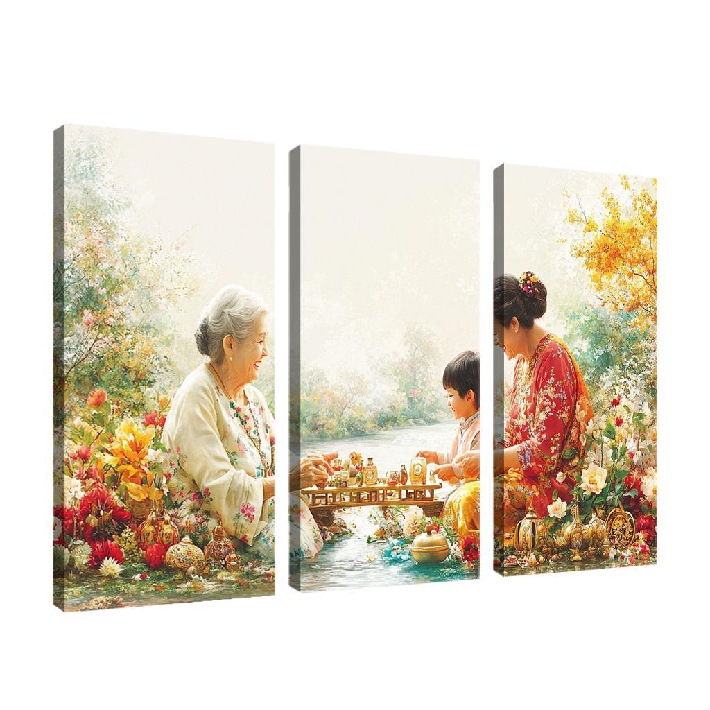 A Bridge Of Love The Connection Between Generations Custom Paintings Frame