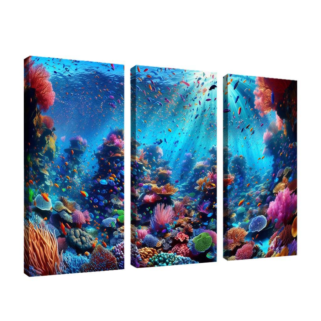 Coral Haven Underwater Wonderland Premium Artwork Frames
