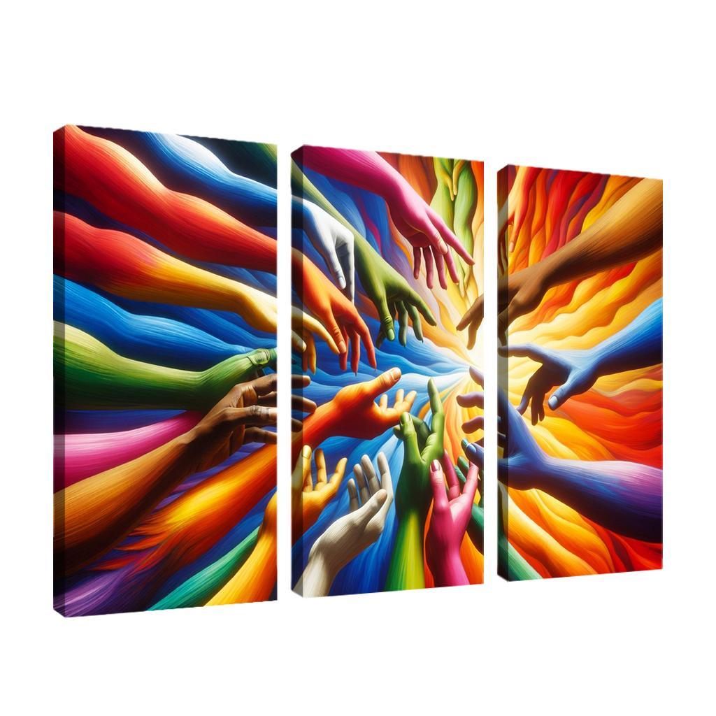 Building Bridges Unity In Diversity Custom Paintings Frame