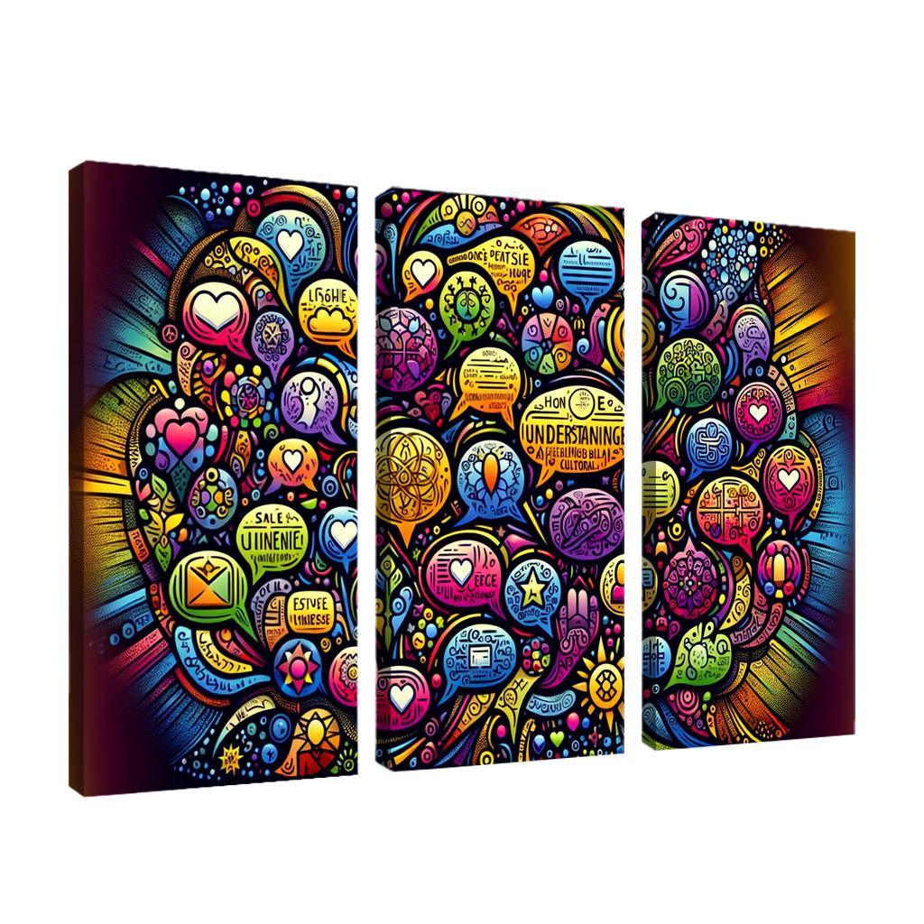 Bridges Of Connection The Power Of Dialogue Multi-panel Paintings