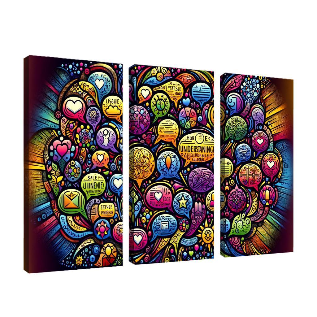 Bridges Of Connection The Power Of Dialogue Multi-panel Paintings