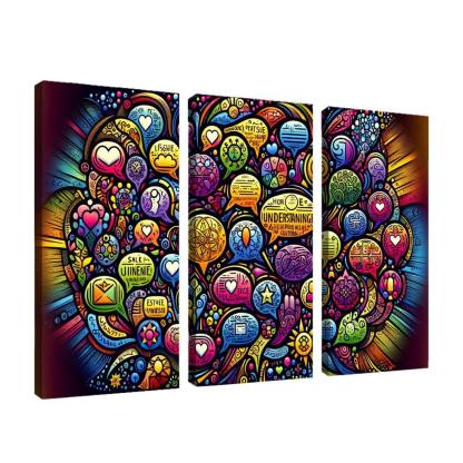 Bridges Of Connection The Power Of Dialogue Multi-panel Paintings