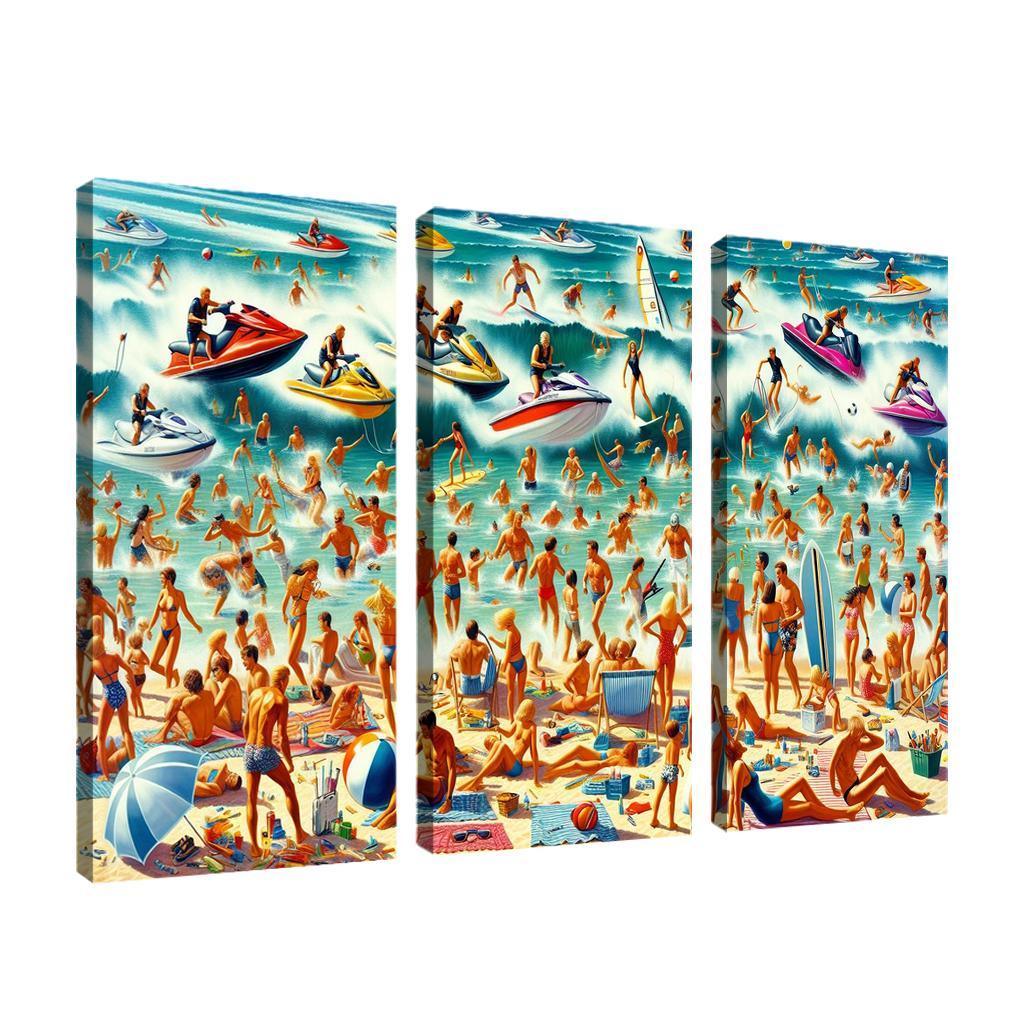 Adventure Cove Thrills On The Water Abstract Paintings Frame