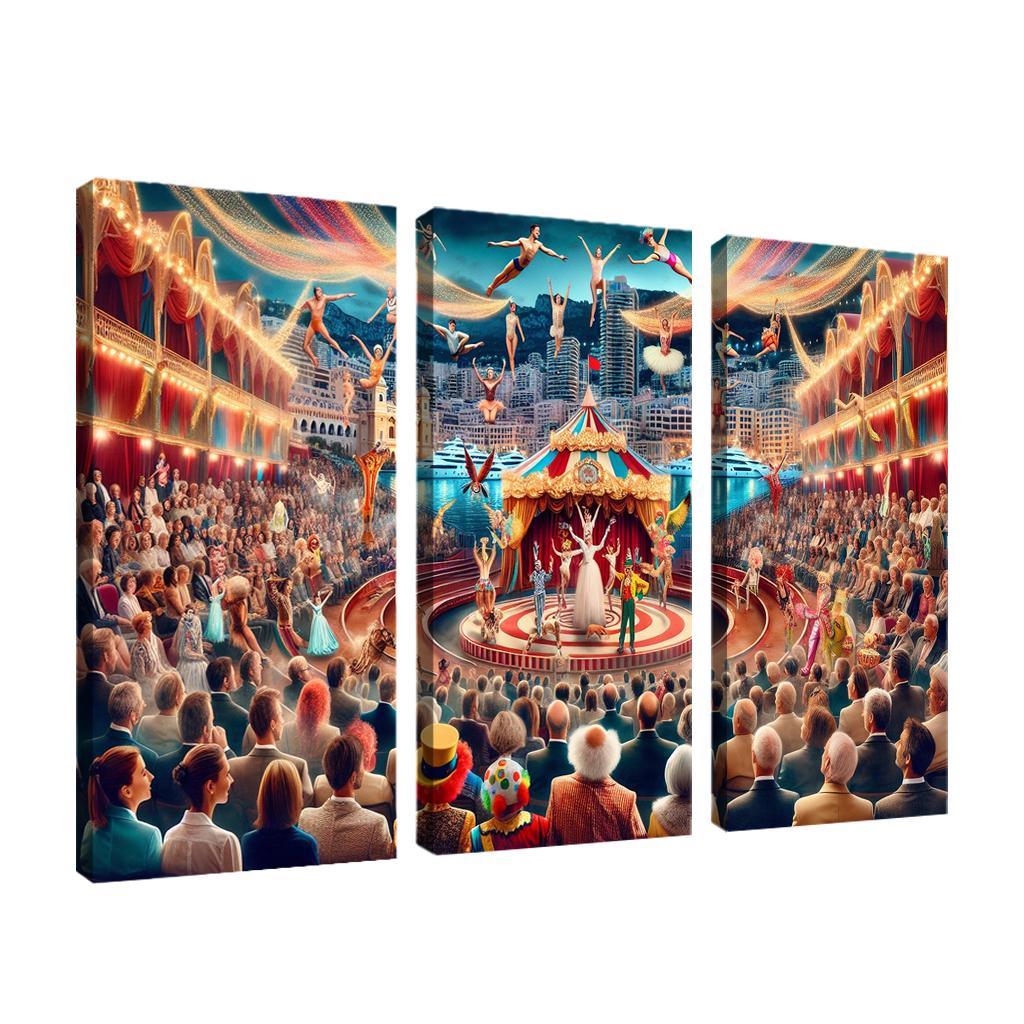 International Circus Festival - Monaco Framed Paintings