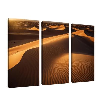 The Golden Sands Of Solstice Dunes Oil Paintings Frame