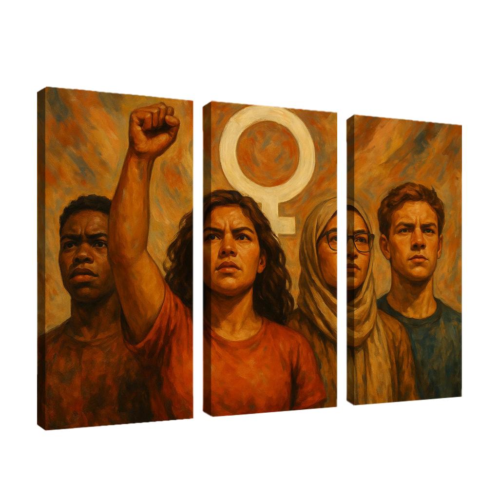 Echoes Of Equality Art Inspiring Gender Justice Premium Artwork Frames