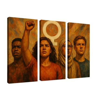Echoes Of Equality Art Inspiring Gender Justice Premium Artwork Frames