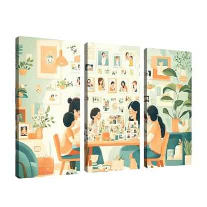 The Journey Of Motherhood Milestones And Memories Custom Paintings Frame