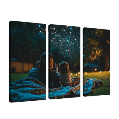 Starlit Moments A Mothers Nighttime Love Custom Paintings Frame