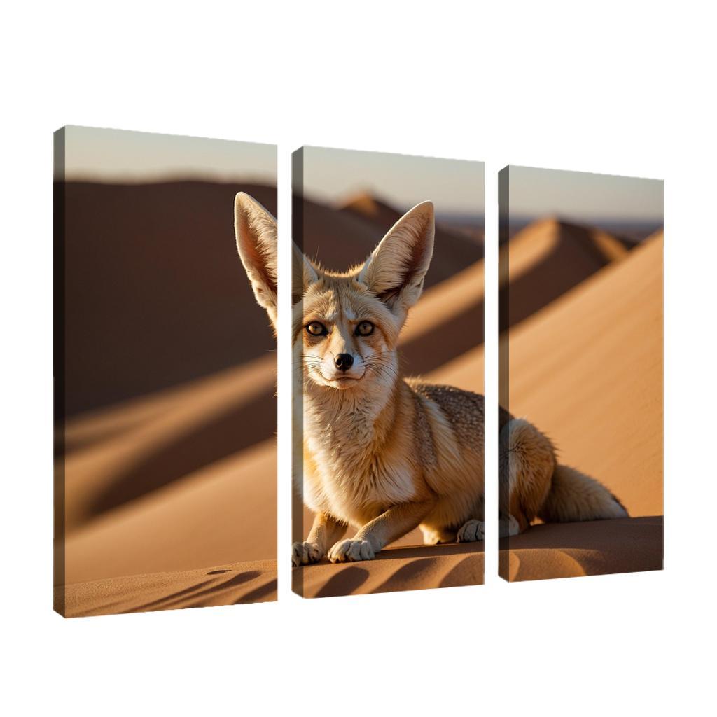 The Charming Fennec Fox Of The Desert Canvas Paintings Frame