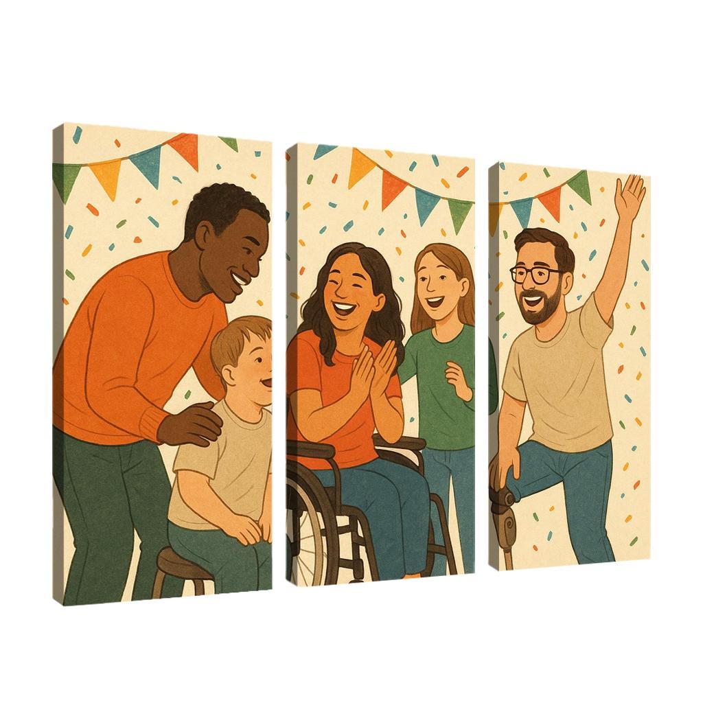Invisible Struggles Art Advocating For Disability Inclusion Premium Artwork Frames