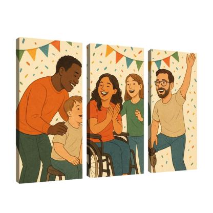 Invisible Struggles Art Advocating For Disability Inclusion Premium Artwork Frames