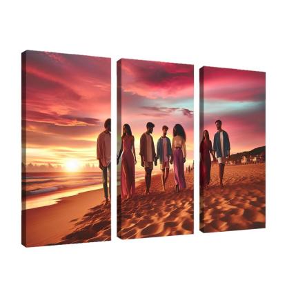 Sunset Shores A Romantic Haven Custom Paintings Frame