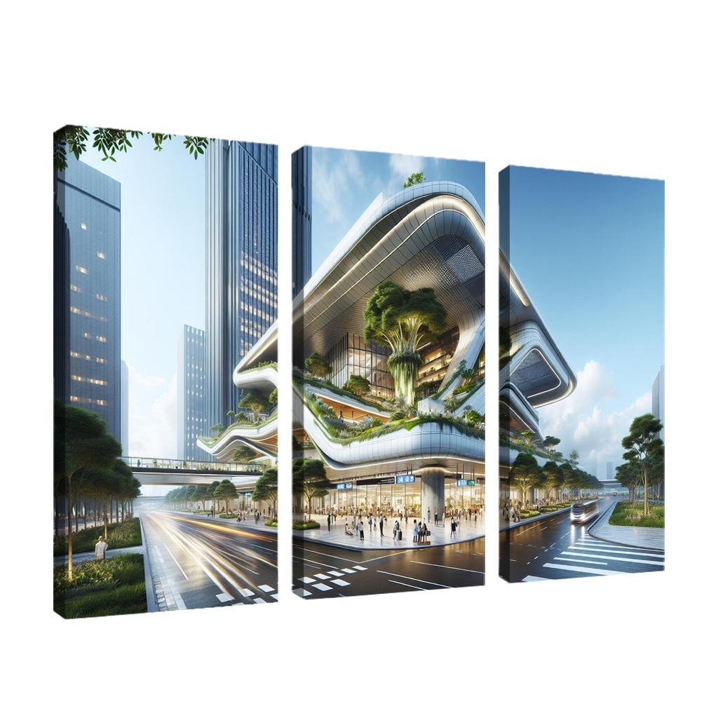 Transformative Transit Stations Custom Paintings Frame