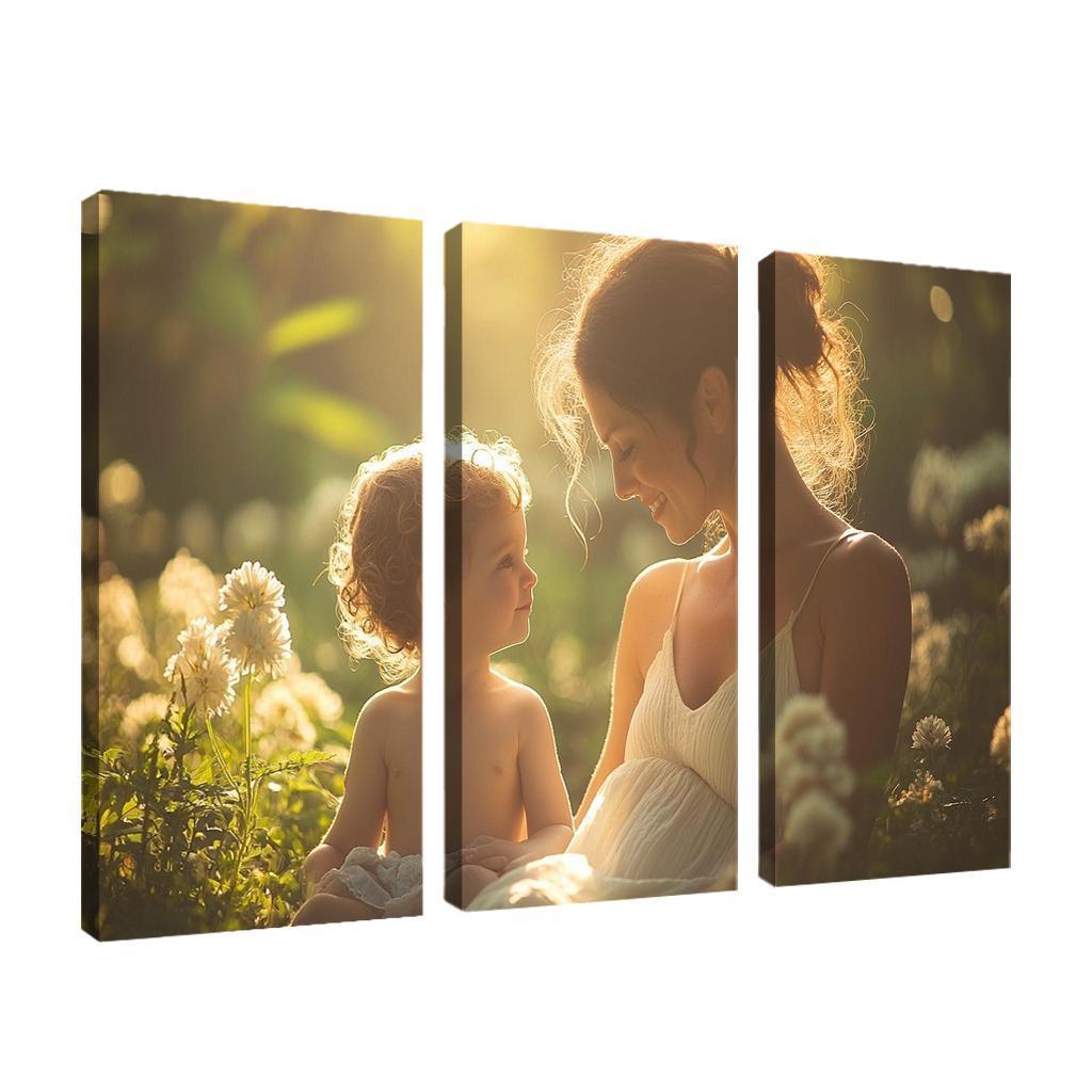 A Heartfelt Connection The Unspoken Bond Of Love Canvas Paintings Frame
