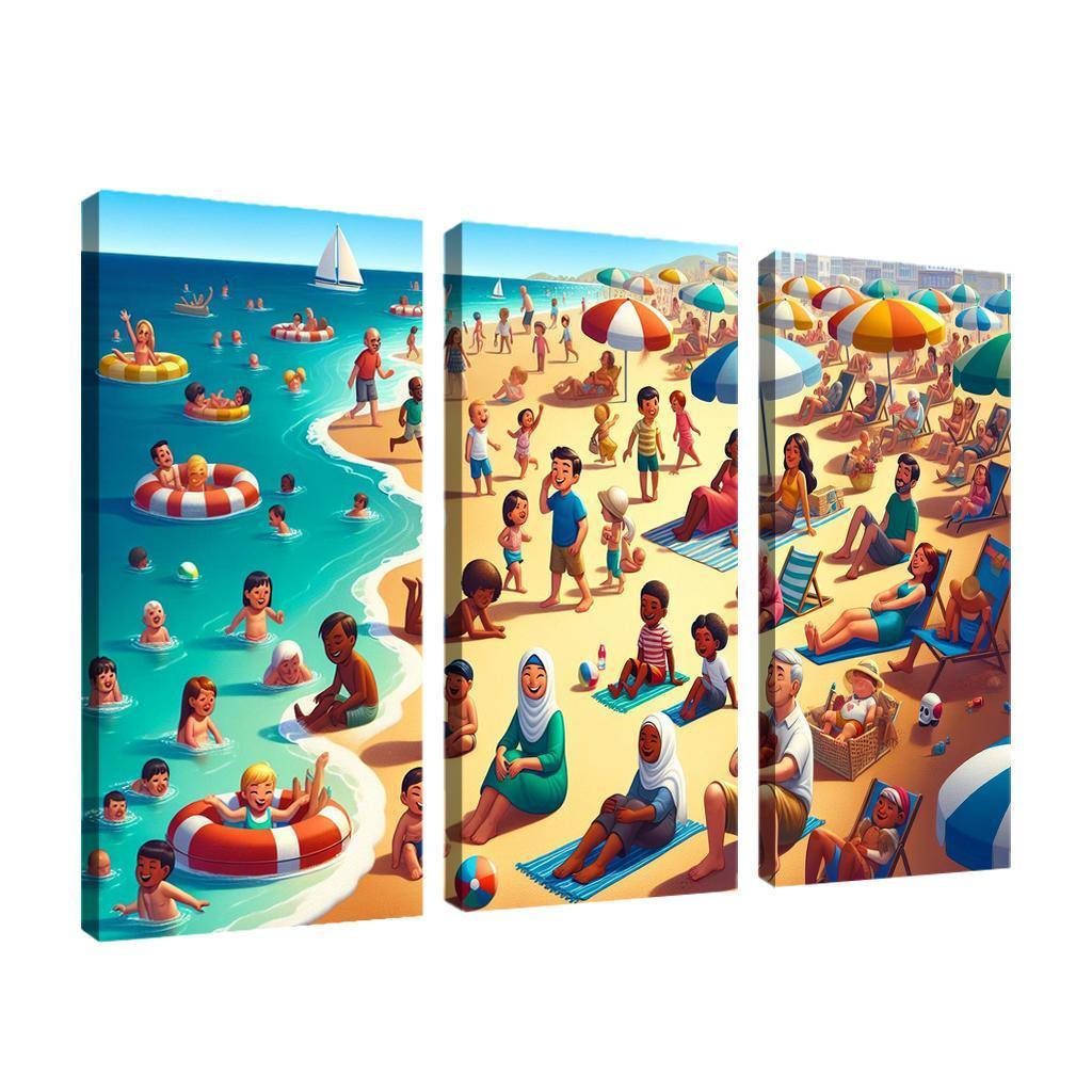 Sandy Haven Beach Premium Artwork Frames