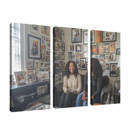 A Journey Through Time Memories Shared Custom Paintings Frame