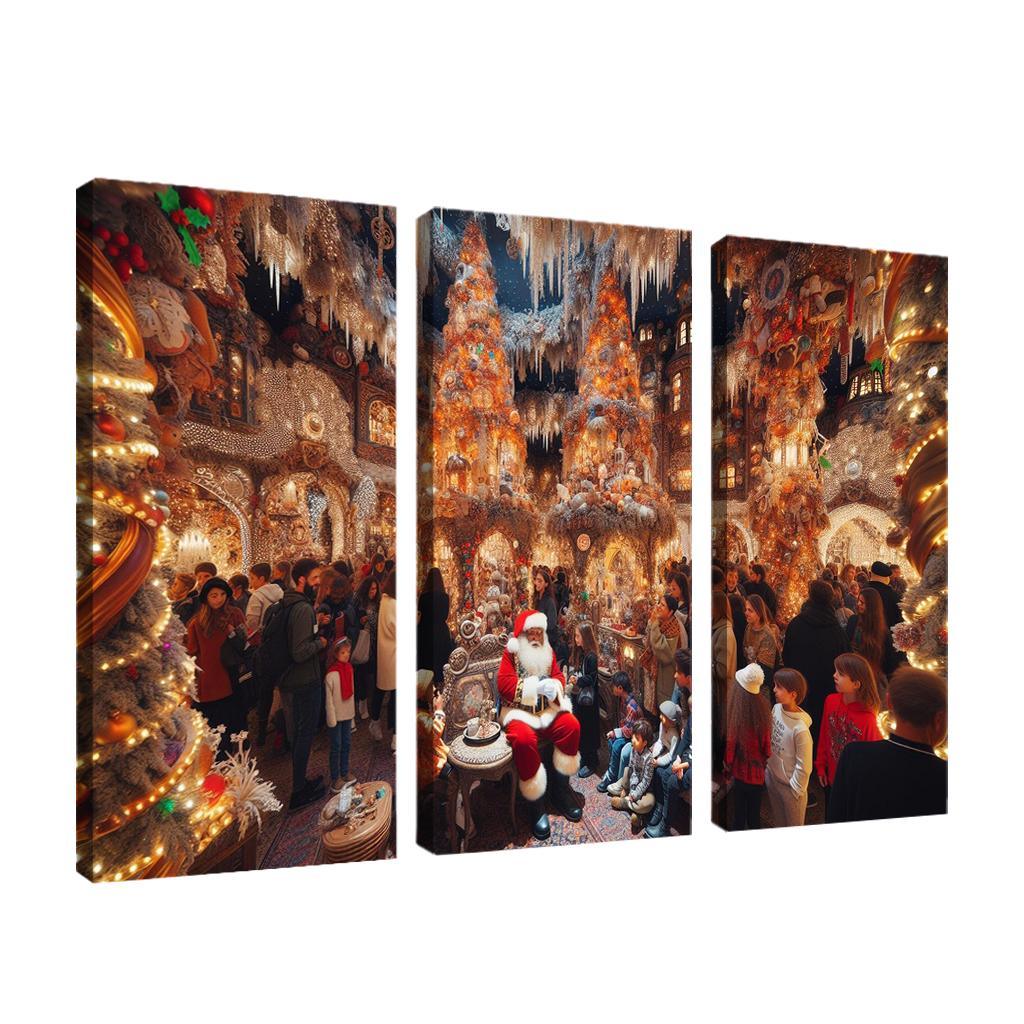 Harrods Christmas Grotto - United Kingdom Modern Paintings Frame
