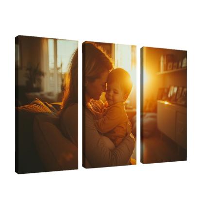 The Strength Of Her Embrace A Safe Haven Custom Paintings Frame