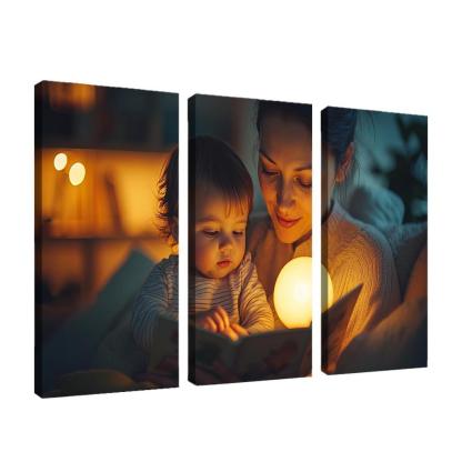 Moments Of Tenderness A Mothers Loving Touch Canvas Paintings Frame