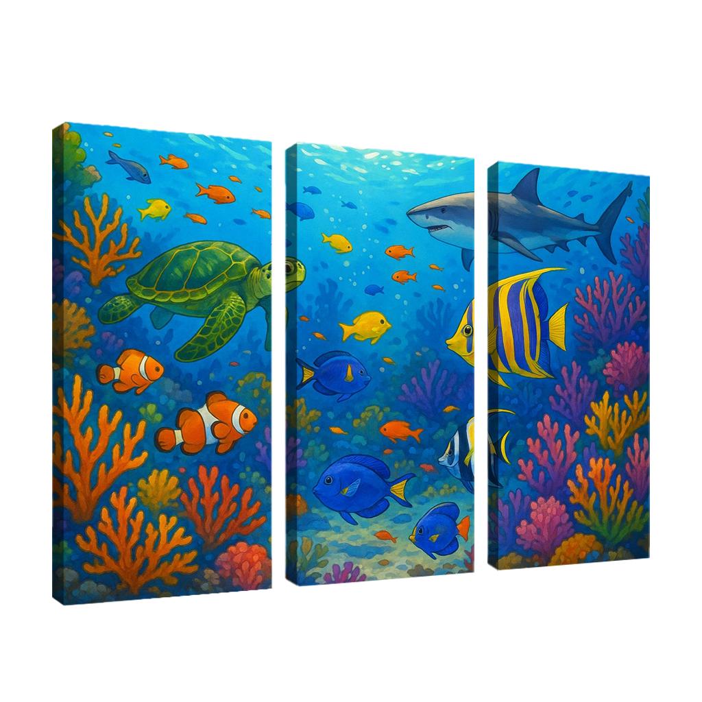 Ocean Guardians Artistic Expressions On Marine Conservation Premium Artwork Frames