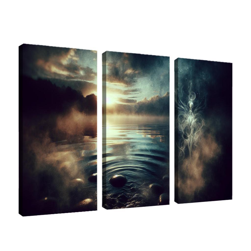 Whispers of the Soul 3 Piece HD Canvas Wall Art-Original Frame