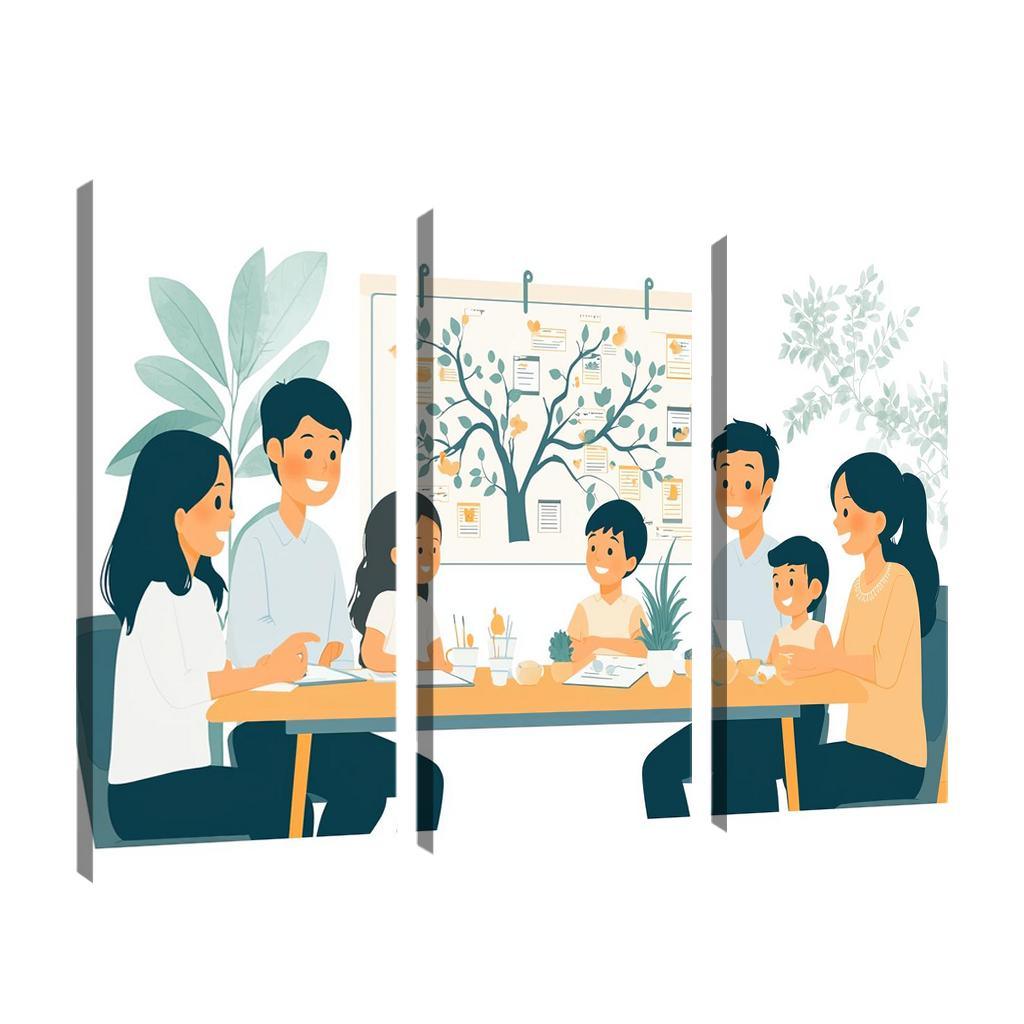 The Bonds We Share A Mothers Love Modern Paintings Frame