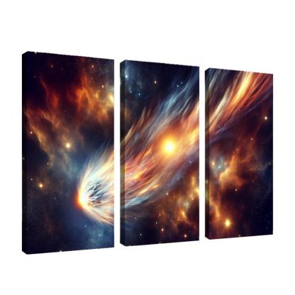 The Allure Of Comets And Their Trails Abstract Paintings Frame