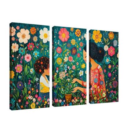 A Garden Of Wisdom A Mothers Nurturing Spirit Canvas Paintings Frame