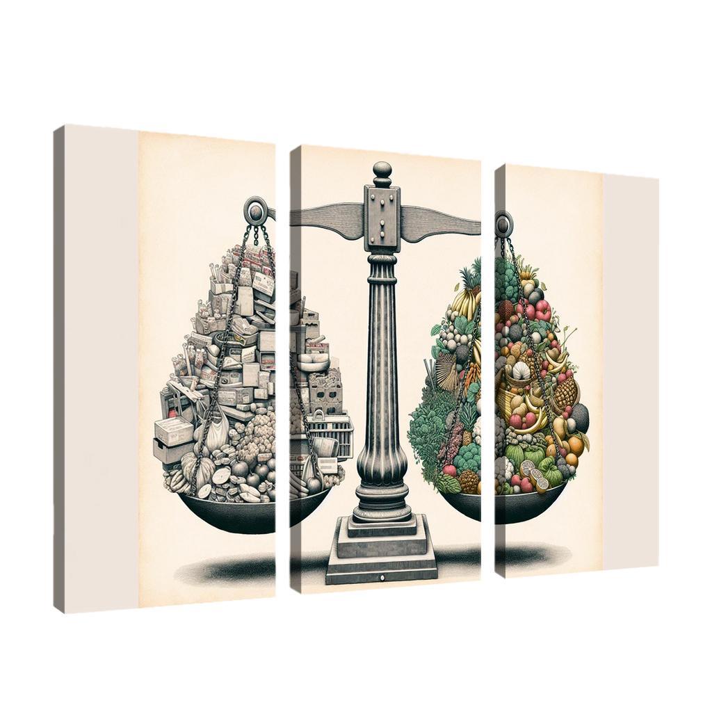 The Price Of Progress The Cost Of Consumerism Custom Paintings Frame