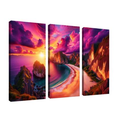 Sunset Ridge Beach Premium Artwork Frames