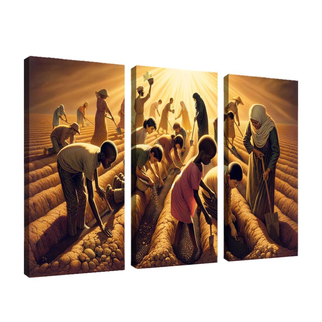 Future Generations The Legacy Of Our Choices Custom Paintings Frame