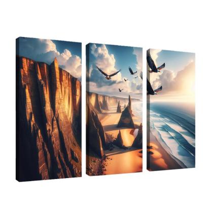 Eagle's Nest Beach Modern Paintings Frame