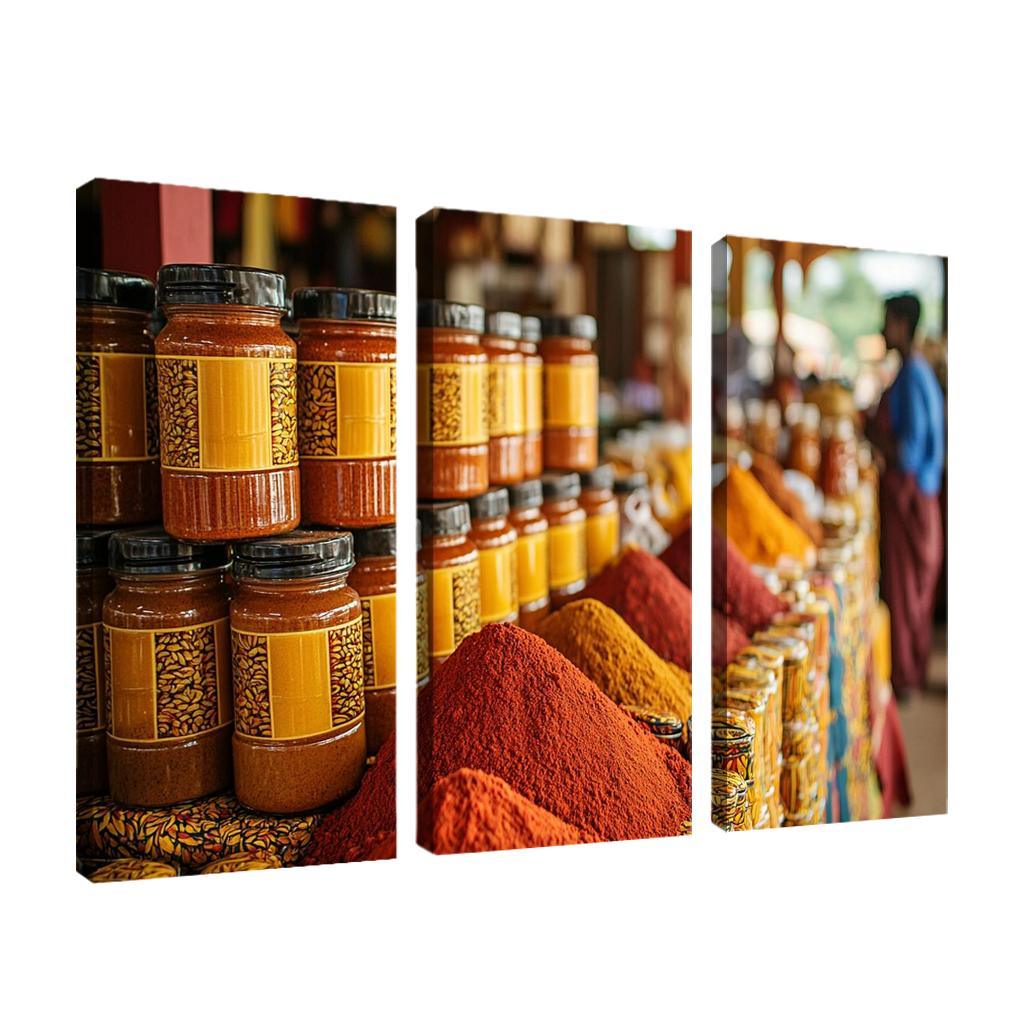 The Spice Market Abstract Paintings Frame