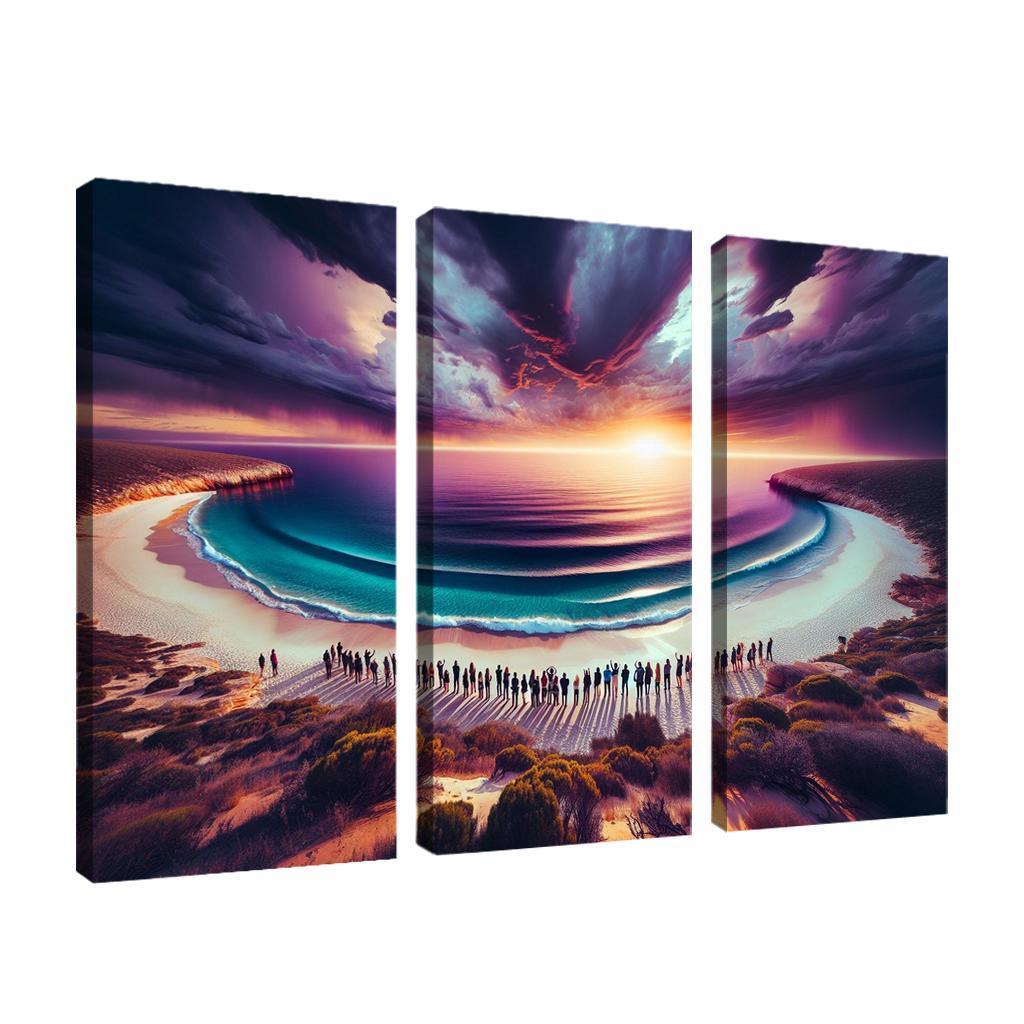 Whale Watch Vista Modern Paintings Frame
