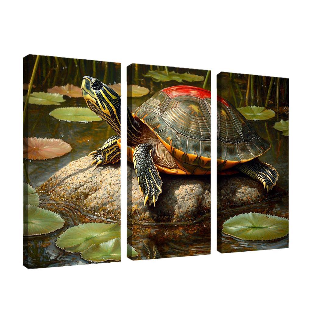 The Majestic Red-eared Slider The Freshwater Delight Art Trends