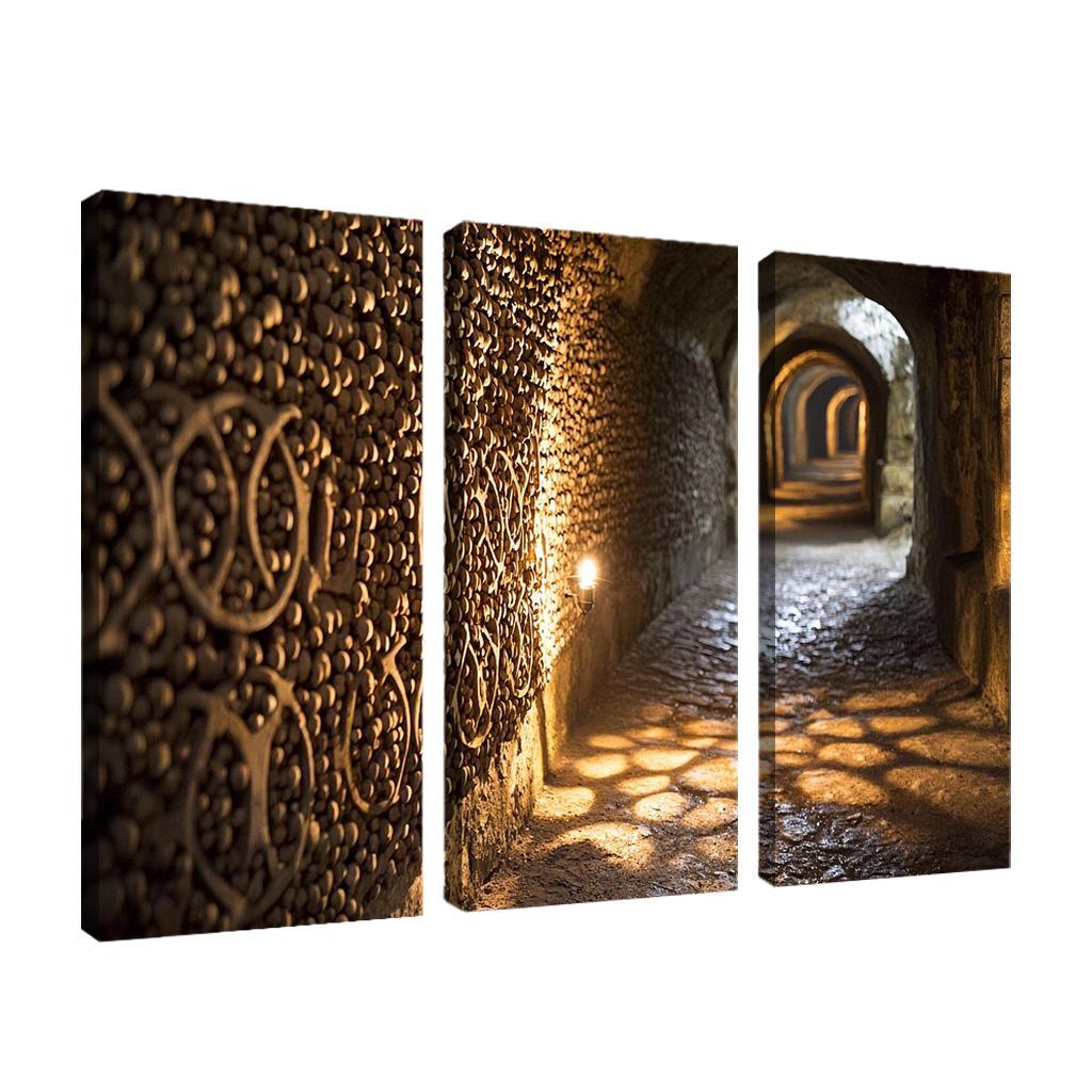 The Catacombs Of Paris Abstract Paintings Frame