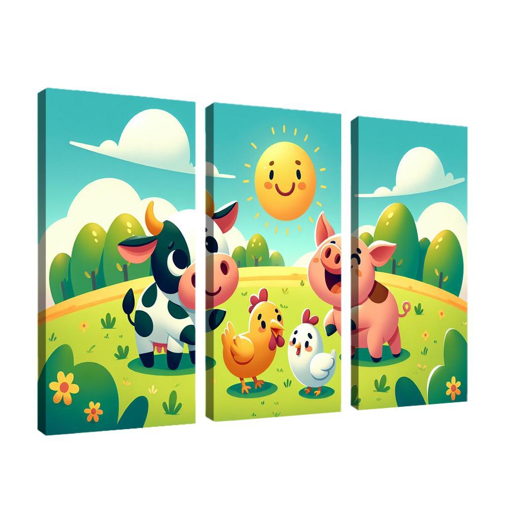 Friendly Farm Friends Premium Artwork Frames