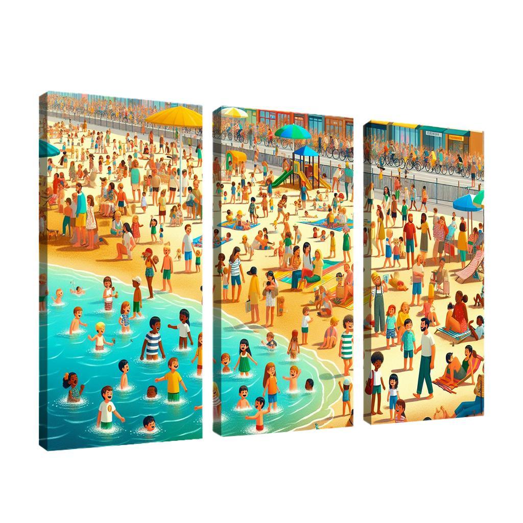 Sunshine Coast Family Fun And Activities Modern Paintings Frame