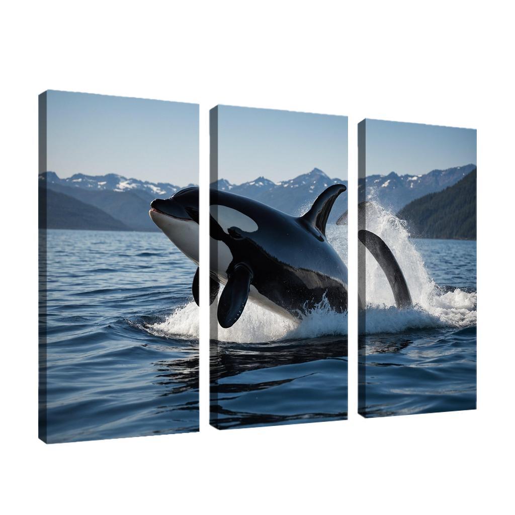 The Majestic Orca The Ocean's Apex Predator Custom Paintings Frame