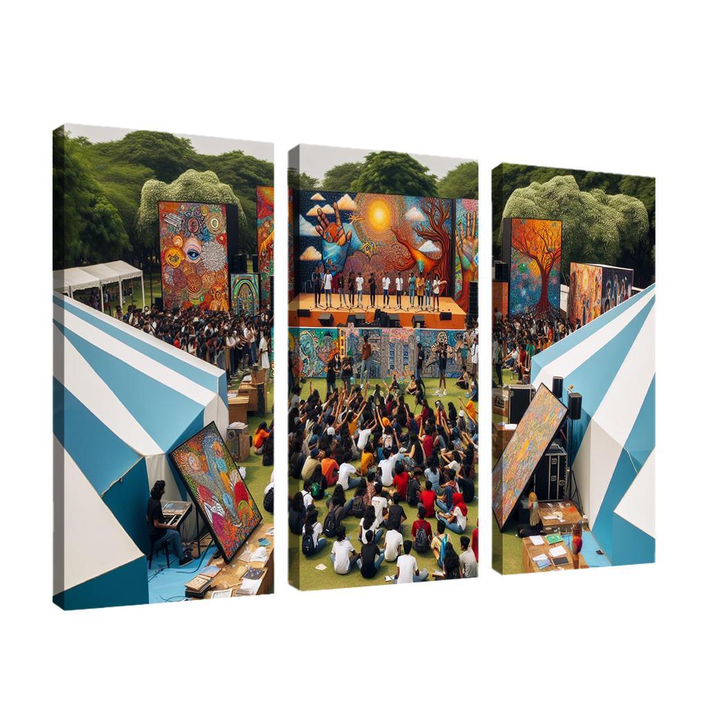 Voices Of The Future Art For Youth Empowerment Multi-panel Paintings